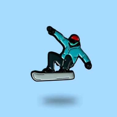 Generation Enamel Pin | Snowboard