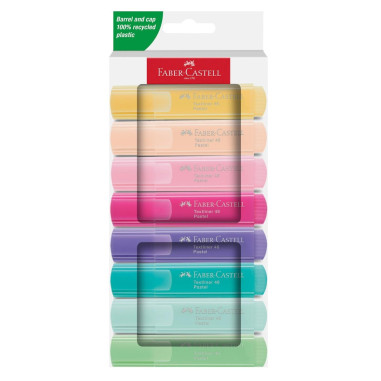 Faber-Castell Pastel Highlighters | 8 pieces