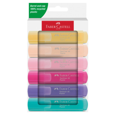 Faber-Castell Pastel Highlighters | 6 pieces