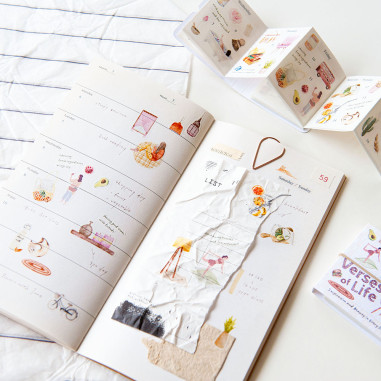 Book with washi stickers | Life