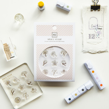 Icon Clear Stamp Set | Flowers