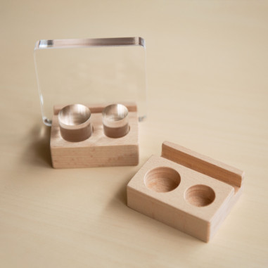 Wooden Stamp Block Holder