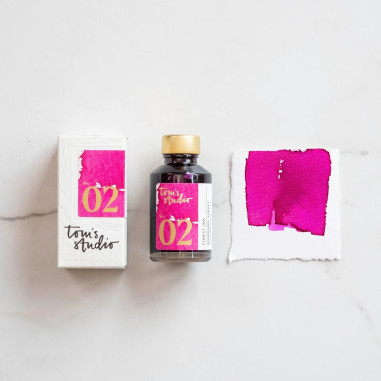 Tom's Studio Fountain Pen Ink | 02 Raspberry Sorbet