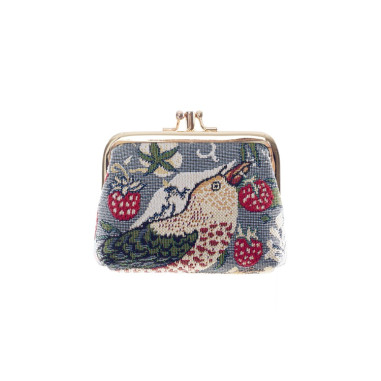 Frame Purse | Strawberry Thief Gray