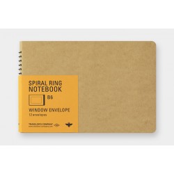 Kołonotatnik TRC Spiral Ring Notebook | Koperta z okienkiem